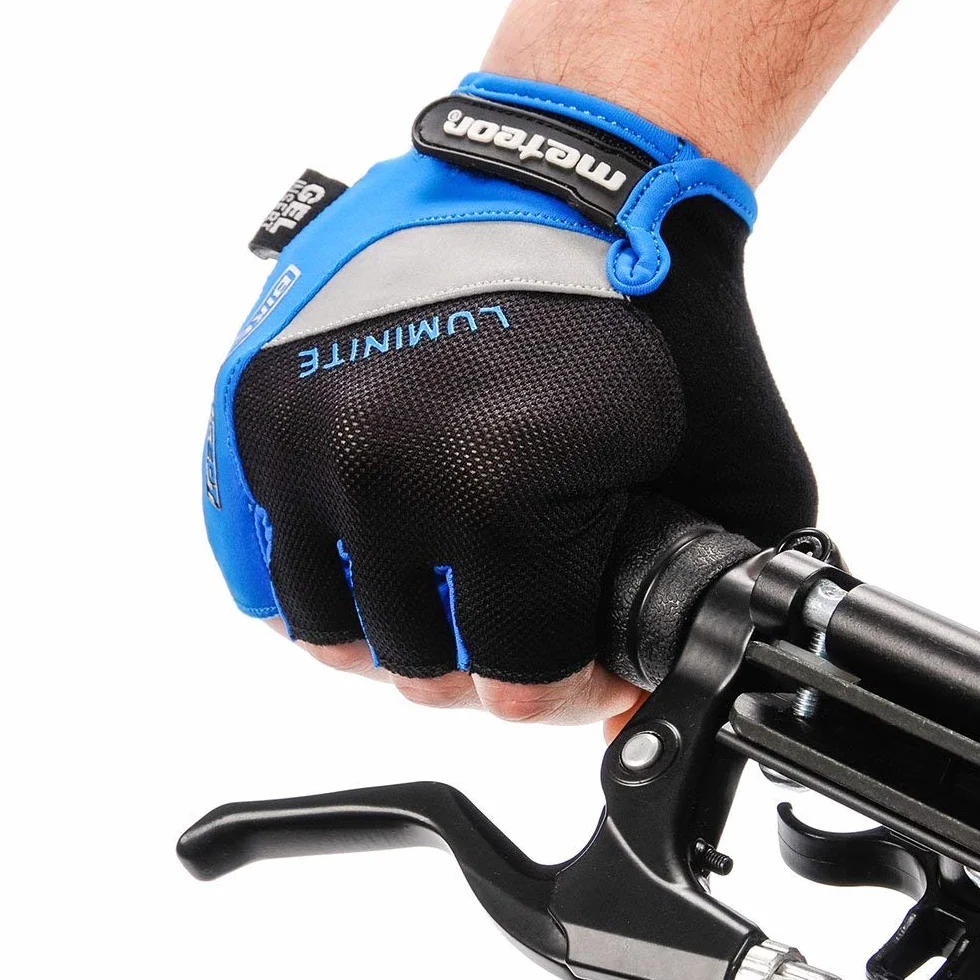 Meteor Guantes Bicicleta MTB BMX Sin Dedos para Niños Juventud Mujer Hombre GX