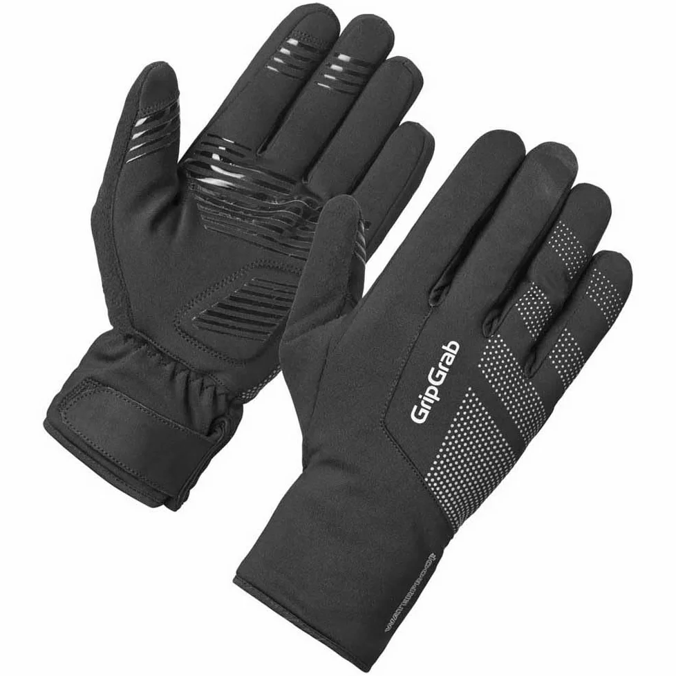 GripGrab Guantes de Ciclismo Ride Impermeables Térmicos de Invierno Cortavientos Acolchados Táctiles con Forro Polar - Guantes Ciclismo Invierno Unisex Adulto