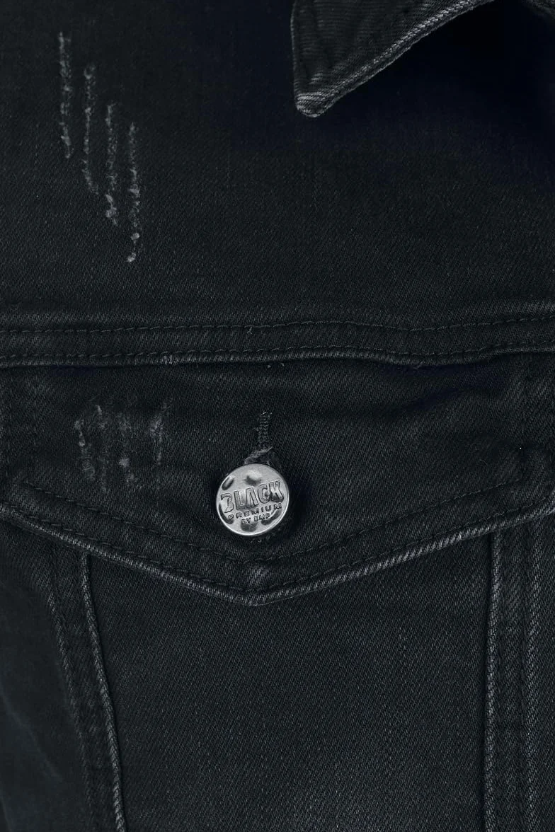 Chaleco vaquero gris Black Premium by EMP Hombre