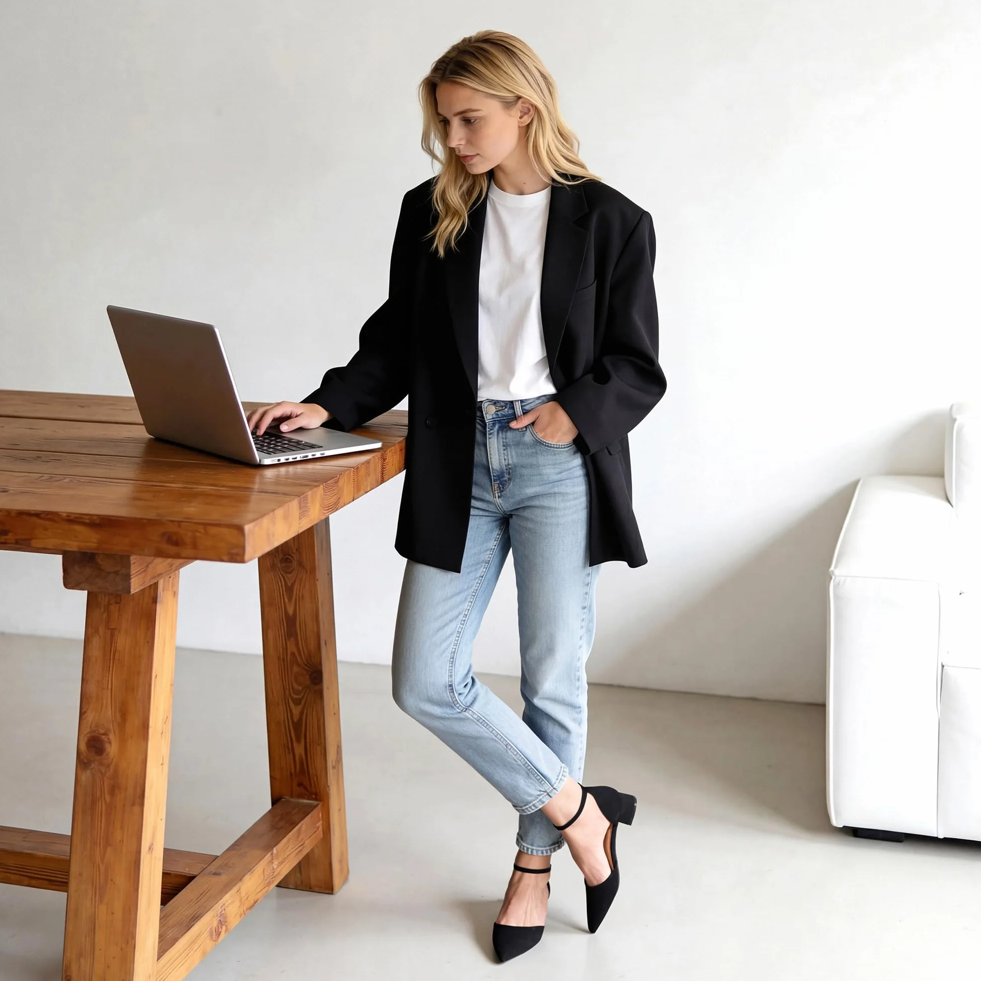 DREAM PAIRS Zapatos de Vestir para Mujer Tacones Bajos Bombas Punta Cerrada Comodidad D'Orsay Planos con Correa al Tobillo