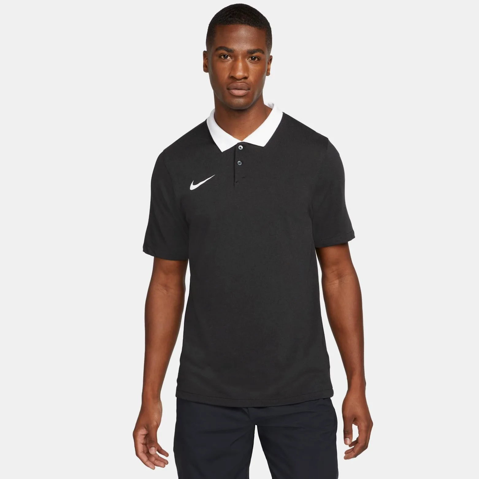 Nike CW6933 M NK DF PARK20 Polo SS Polo Shirt Mens Black/White/White XL
