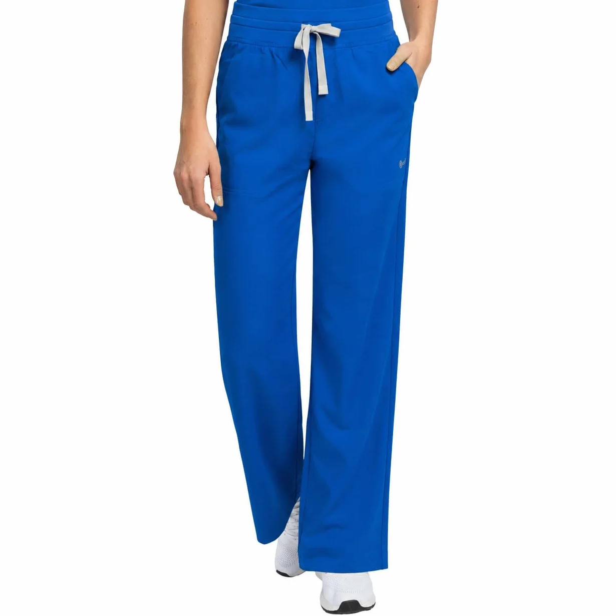 B-well Aurelia Pantalones médicos rectos antimicrobianos antiolores 6 bolsillos cintura ajustable