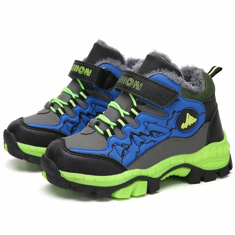 Foryo Botas de Invierno para Niños, Botas de Nieve, Senderismo, Trekking, Cálidas Forradas
