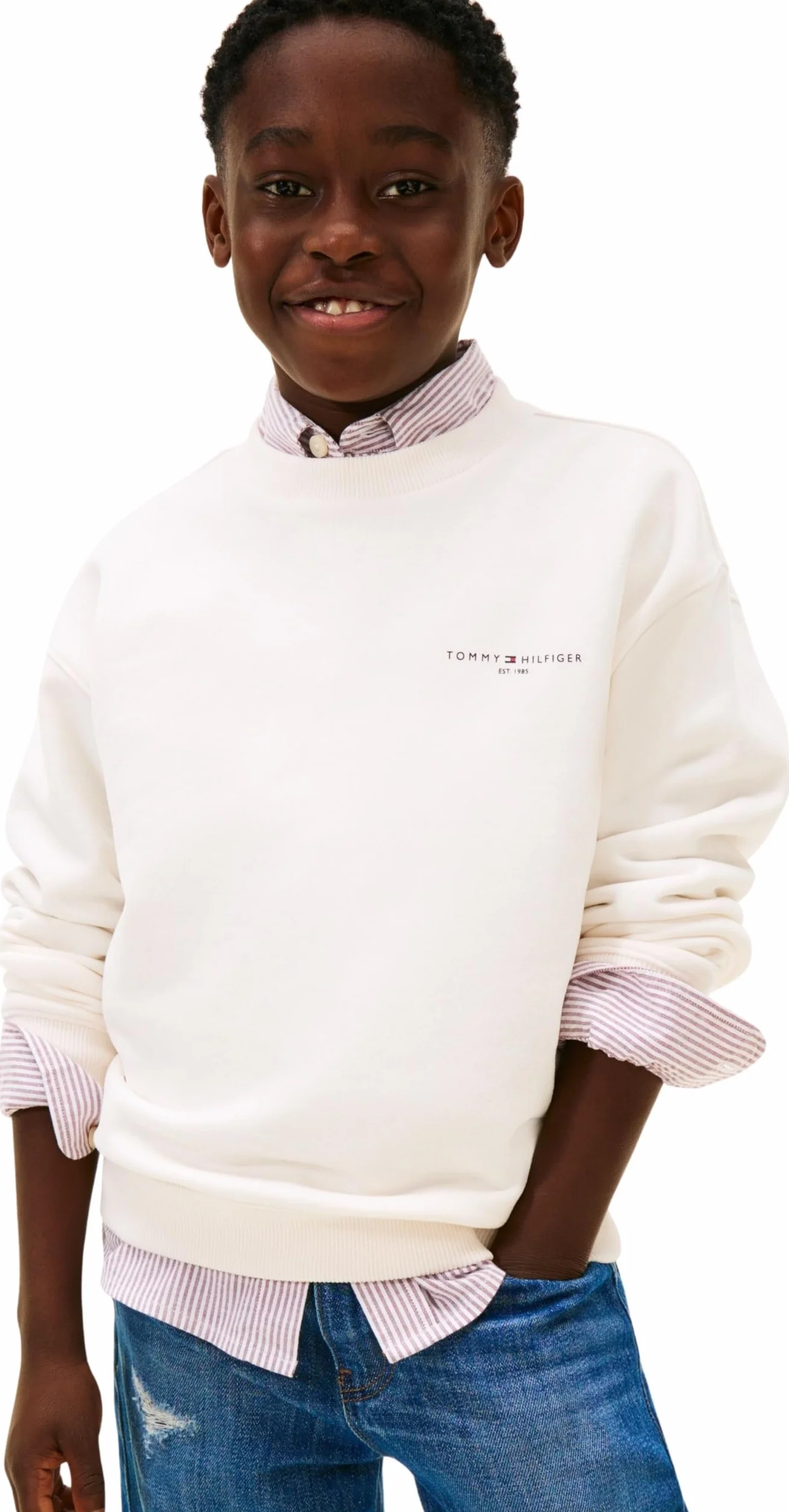 Tommy Hilfiger Mini Corp C-Neck Sweatshirt Sudadera Unisex Adulto