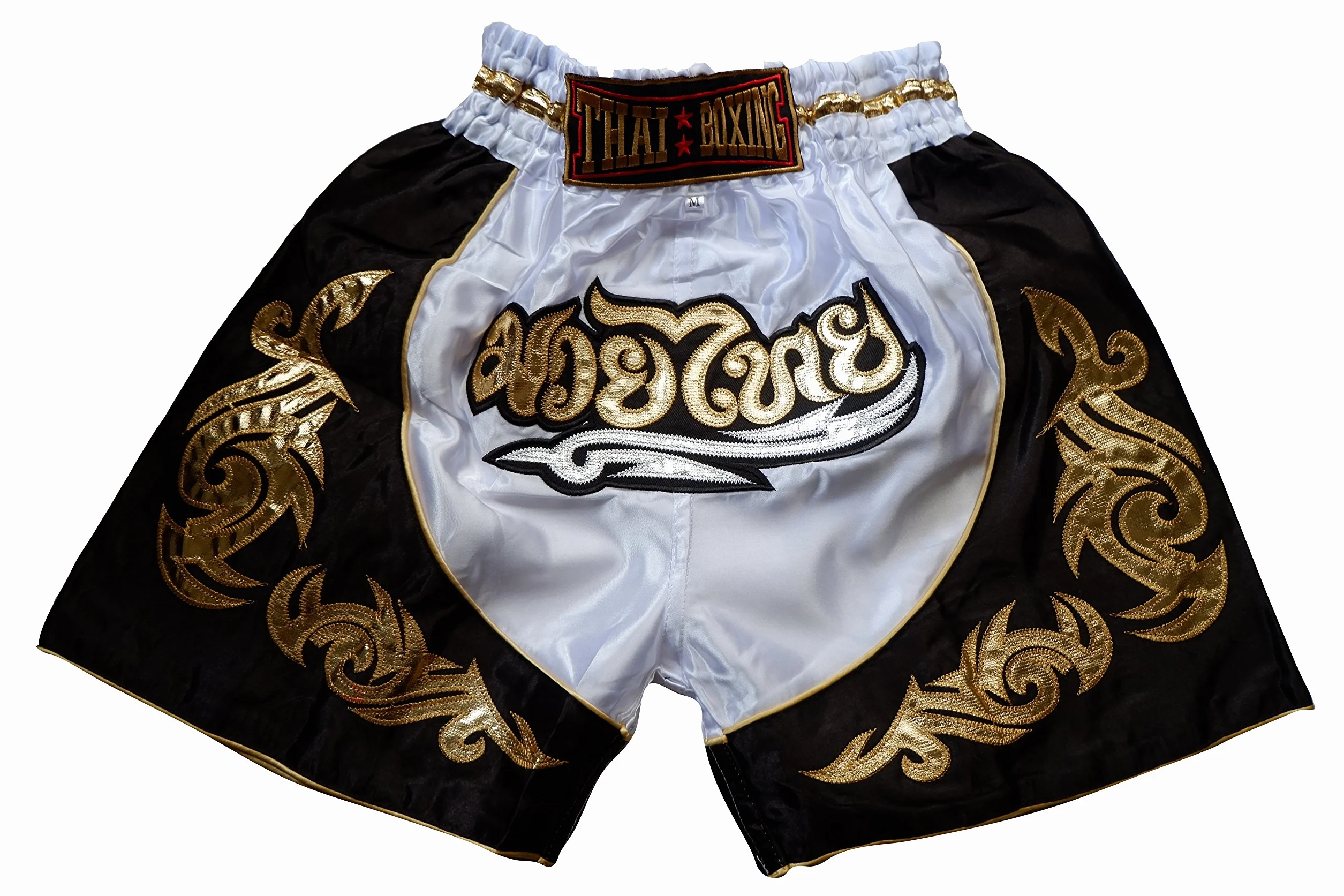 Pantalones Cortos de Muay Thai para niños Blanco S 7-8 Años