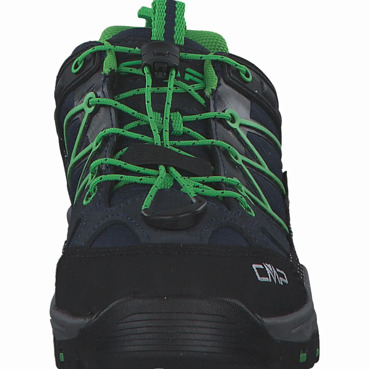 CMP Kids Rigel Low Trekking Shoes WP, Zapatos de trekking Unisex niños, Negro azulado Lagarto, 39 EU
