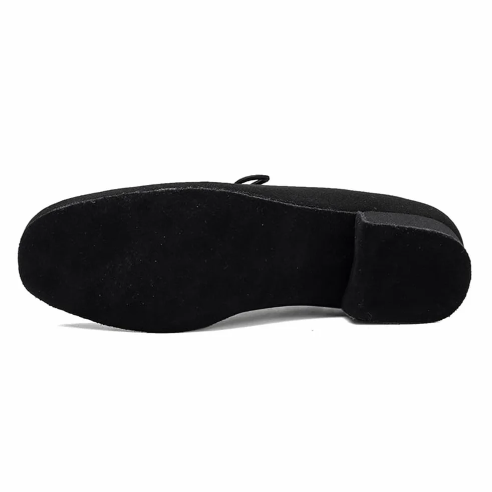 Zapatos de Baile de Malla Hombre Suela Cuero Cordones Salsa Latinas