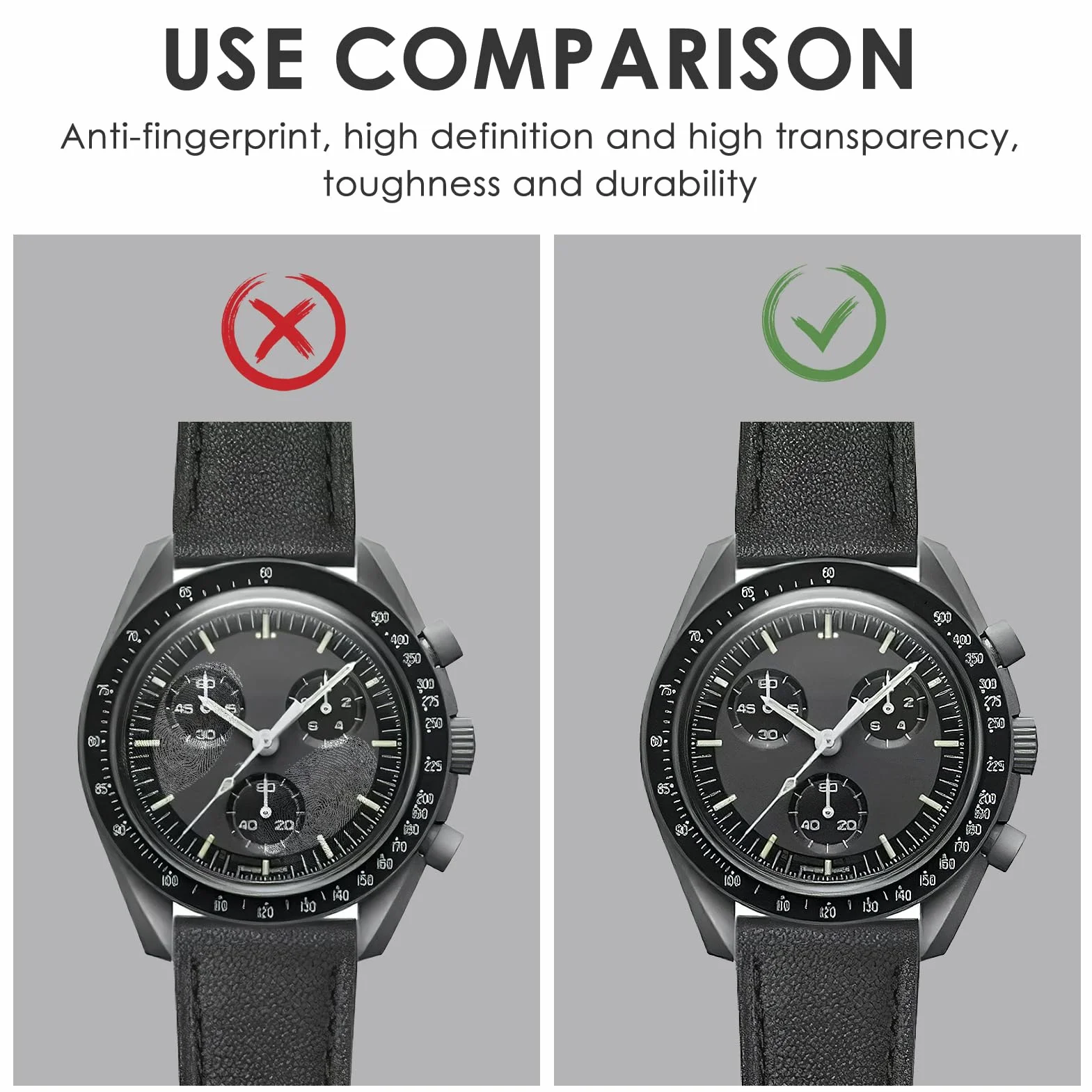 Película Protectora TPU Compatible con OMEGA × Swatch Bioceramic MoonSwatch 42mm, Antiarañazos Autoreparable