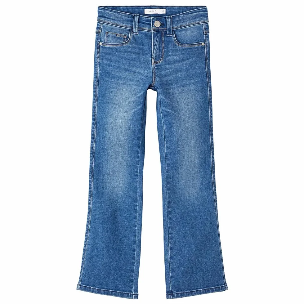 NAME IT Skinny Boot Jeans 1142-au Noos Pantalones Anchos Niñas