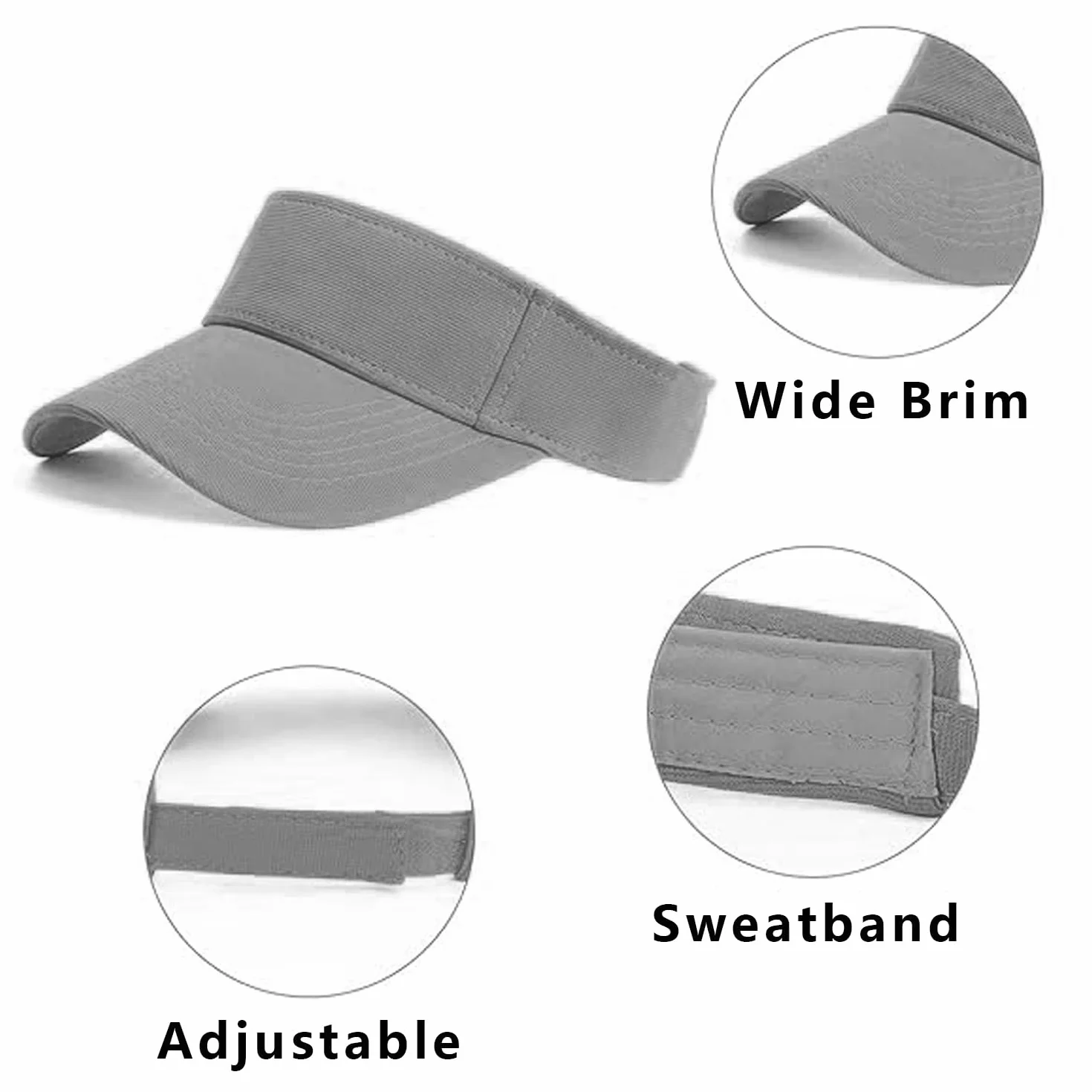 Gorra con visera UPF 50 protección UV para niños niñas 4-10 años verano transpirable