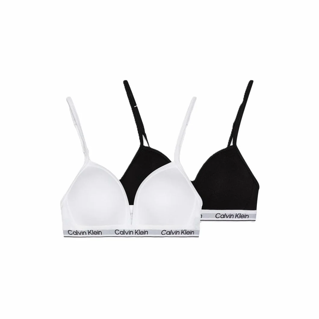Calvin Klein Sujetador Bralette Triangle Pack de 2
