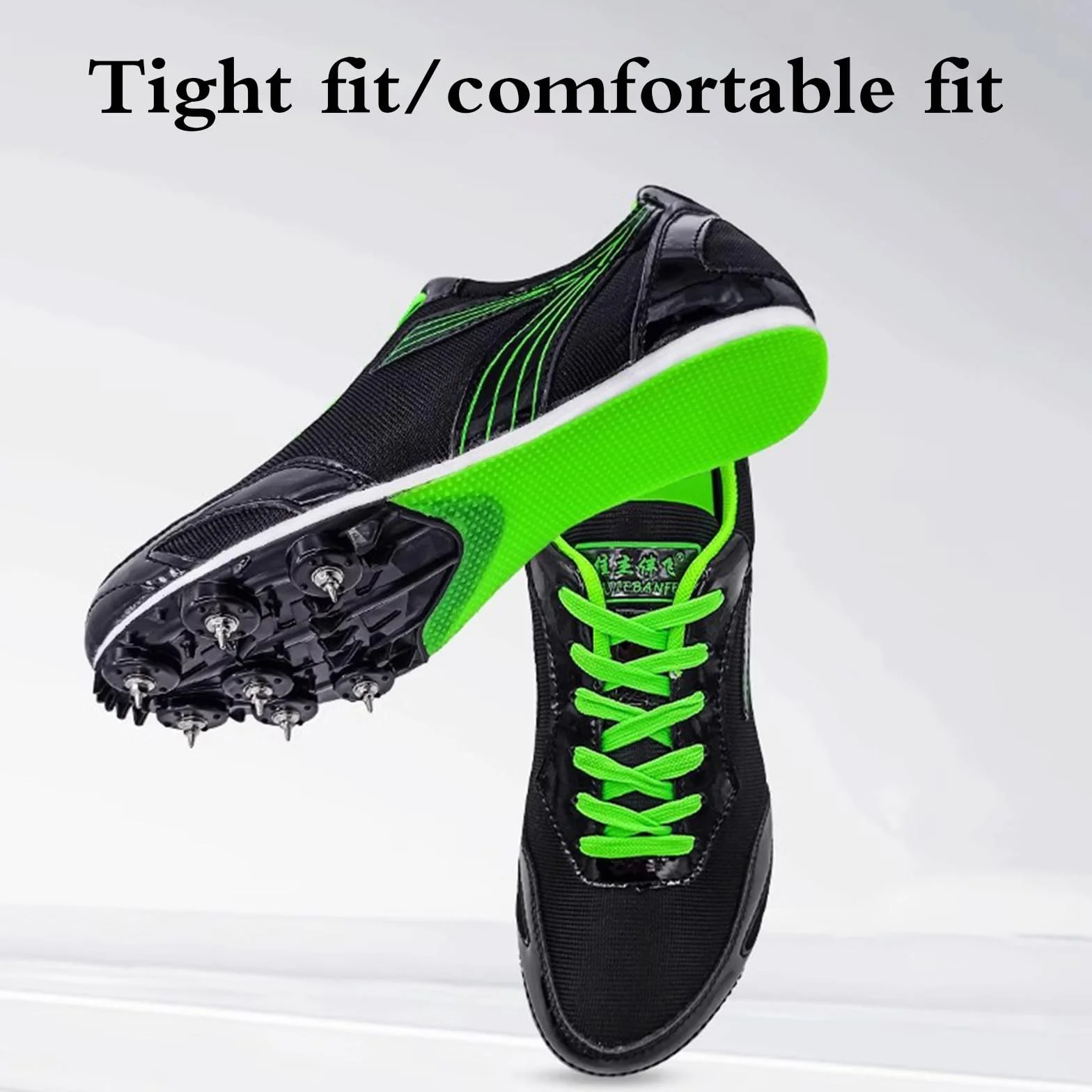 Zapatillas De Correr con Clavos para Atletismo Materiales Livianos Velocidad Salto