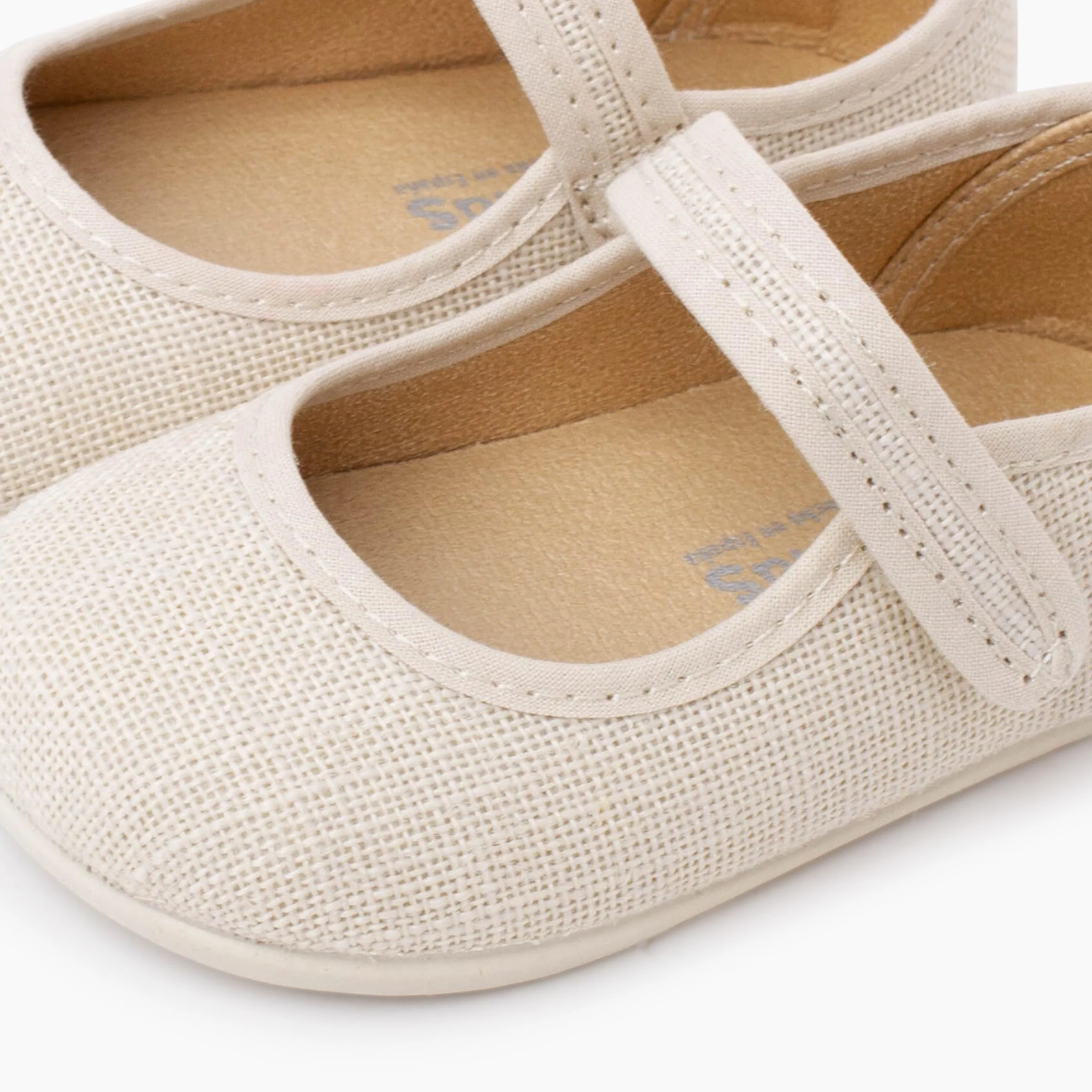 Pisamonas Merceditas Barefoot Lino Cierre Adherente