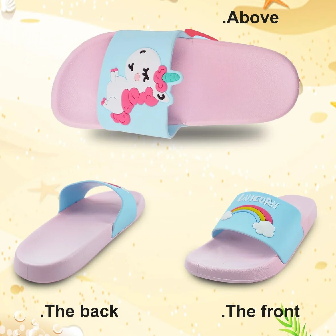 Sandalias de verano infantiles antideslizantes para niñas niños playa ducha