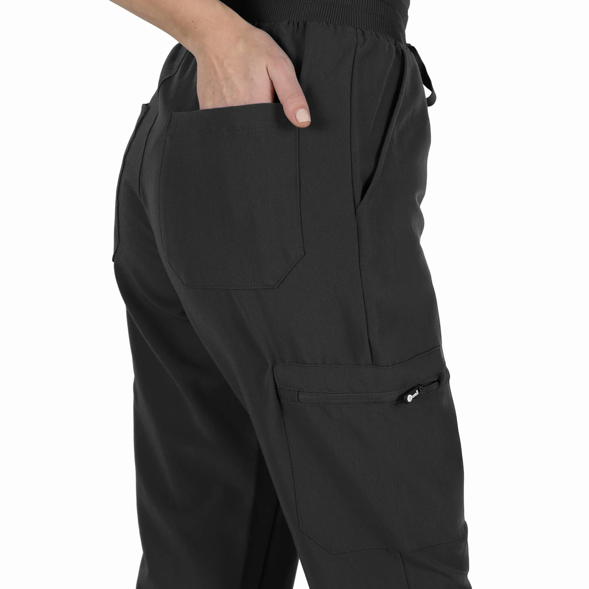 B-well Mauri Pantalón Sanitario Mujer Half-Jogger Uniformes Sanitarios con Elastano