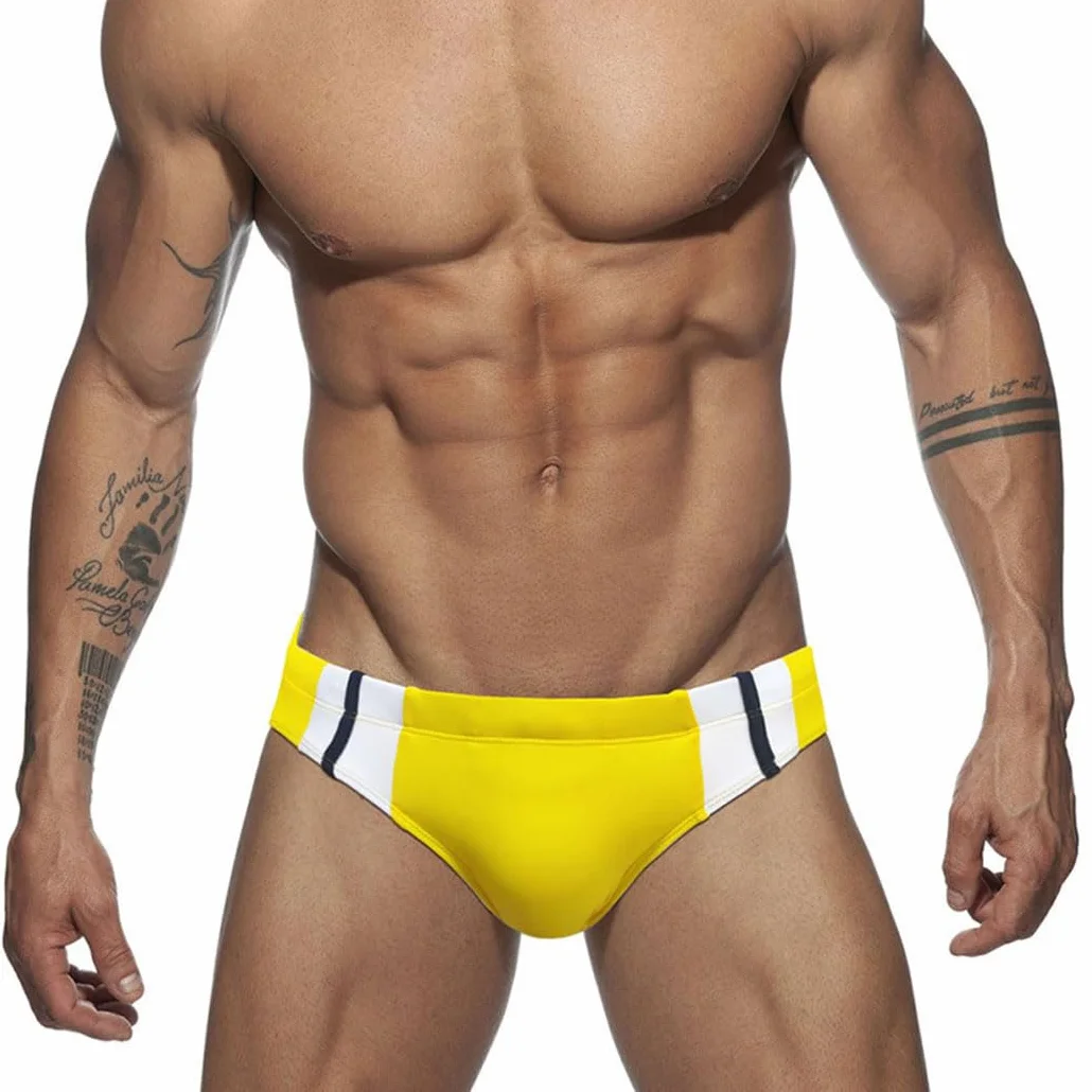 Bañador de Natación Slip Hombre Secado Rápido Playa Piscina Tamaño M-2XL