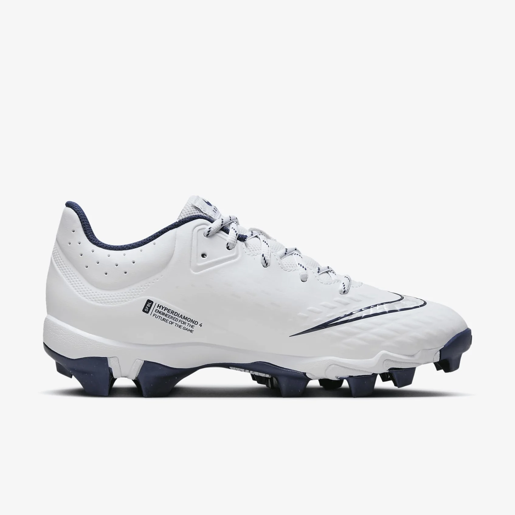 Nike Hyperdiamond 4 Keystone Buty do softball damskie FZ0920-103 biały platyna czysty granatowy