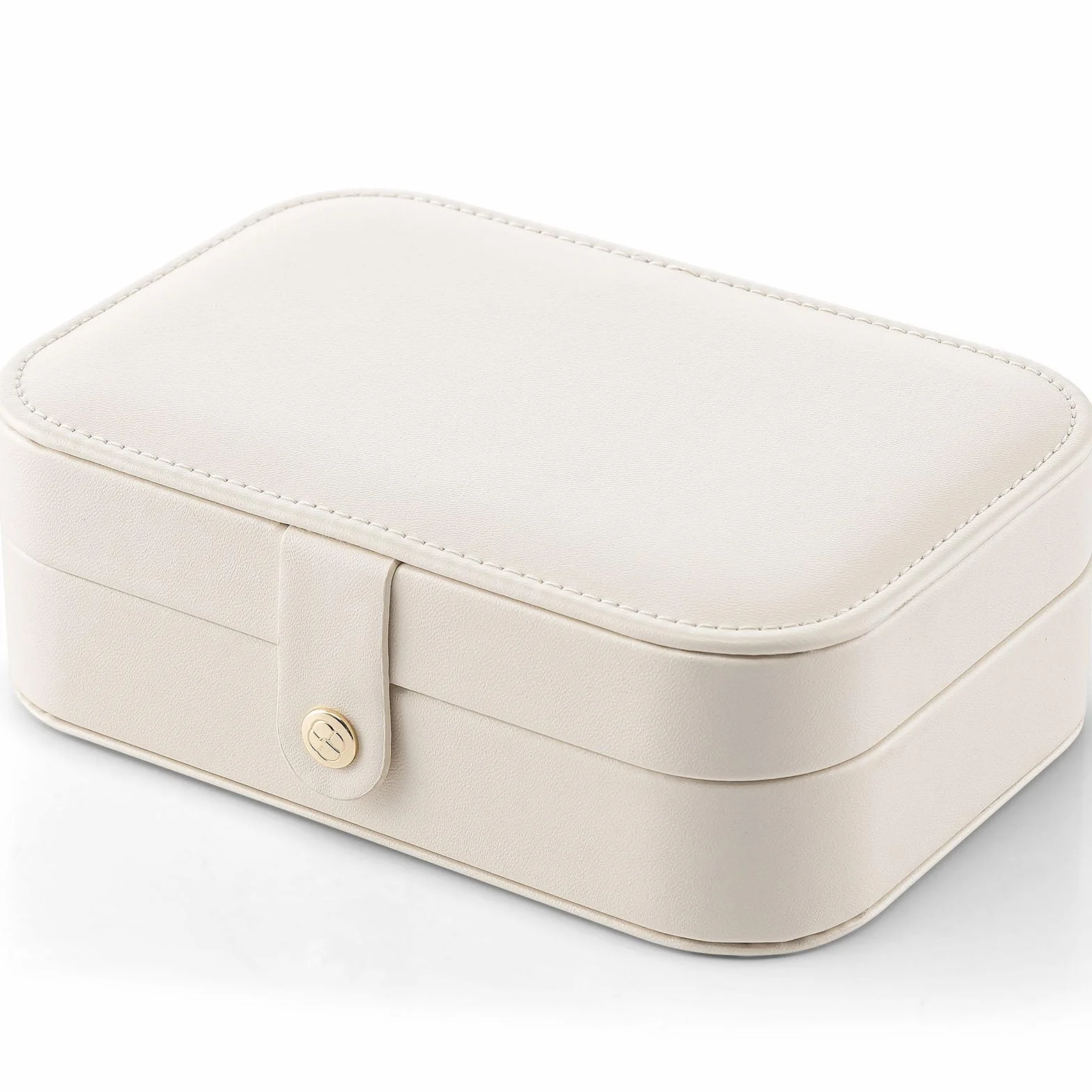 VLANDO Joyero de viaje pequeño, organizador de joyas para pendientes, estuche de viaje para mujeres