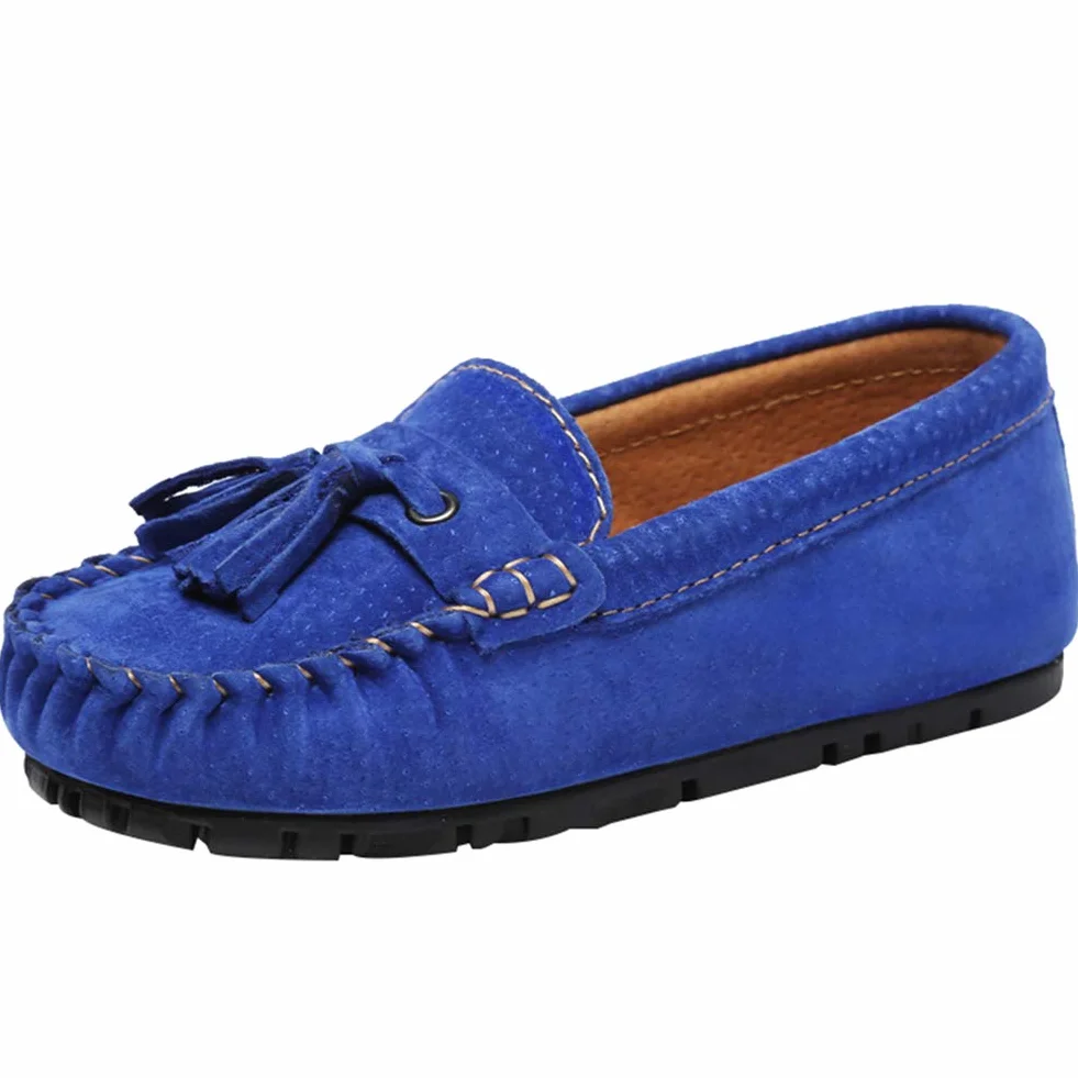 Mocasines Chicos Niño Plano Borla Cómodos Slip-on Zapatos para Niños Pequeños