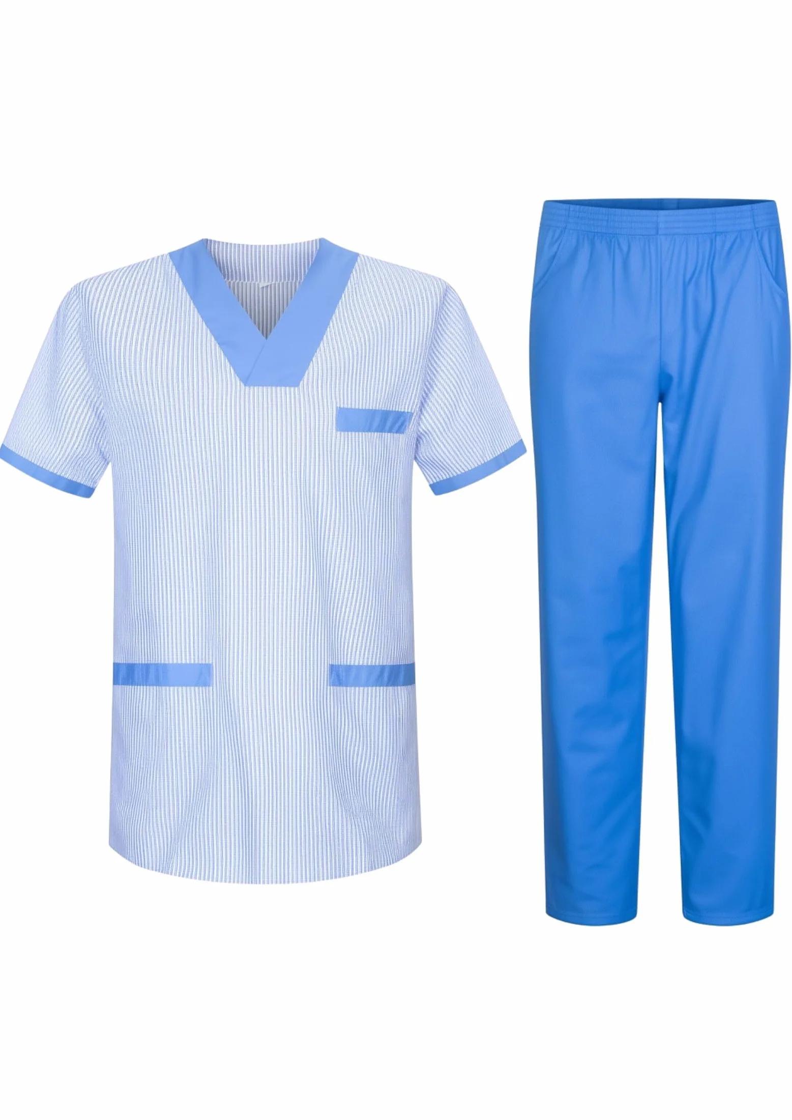Victory Camisa Sanitario Unisex Raya Profesional Transpirable Con Elastico T817