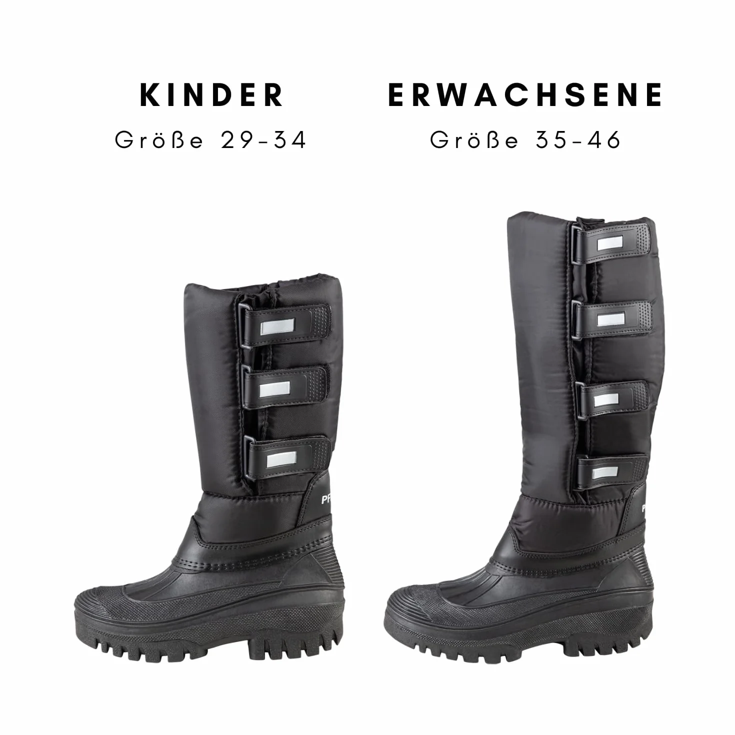 PFIFF 102803 Botas térmicas de invierno para niños, negro