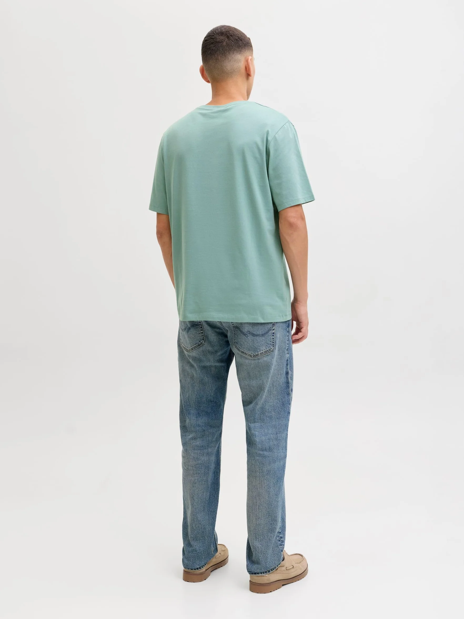 JACK & JONES Jjelogo tee SS O-Neck 2 Col Ss26 Sn Hombre (Pack de 1)