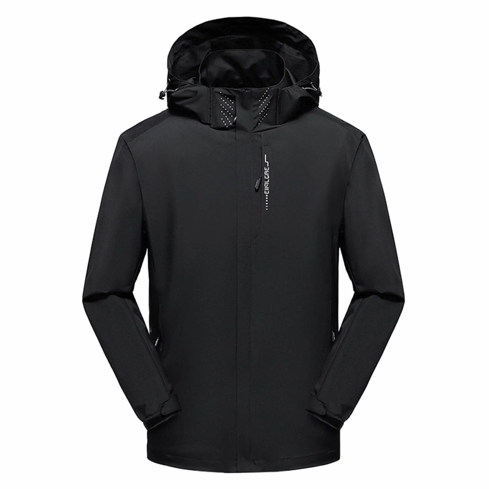 Chaqueta Impermeable Hombre Aire Libre Ligera Caminar Prueba Viento Deportiva Capucha Mountain