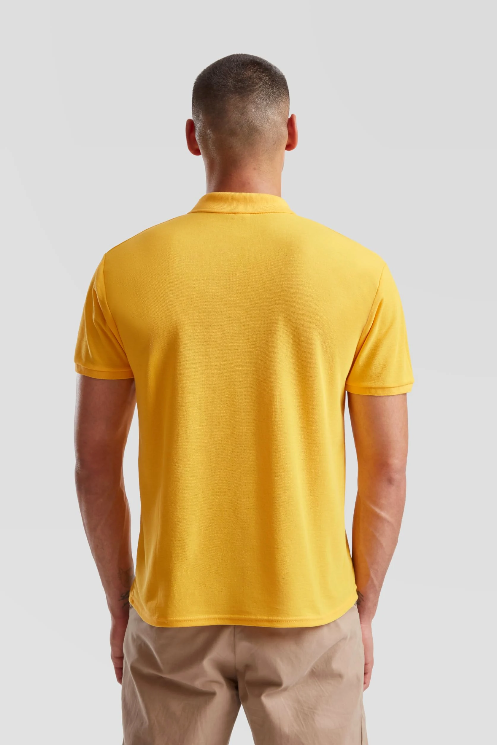 Fruit of the Loom 3 Pack 65/35 Polo | Polo de fácil cuidado hecho de poliéster y algodón reciclado + bolsa de tela MyShirt gratis