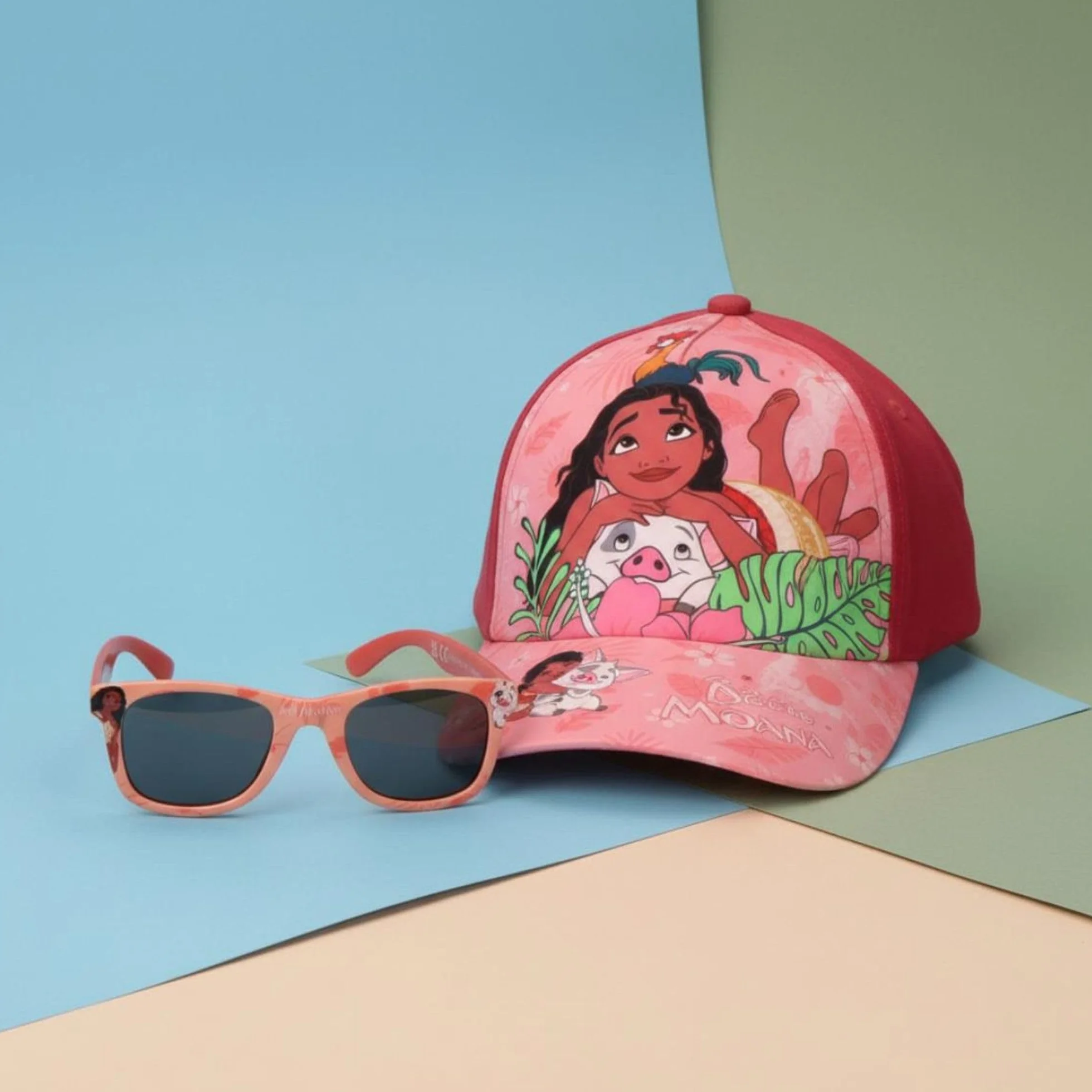 Moana Set Gorra y Gafas de Sol para Niños Original - Protección Solar