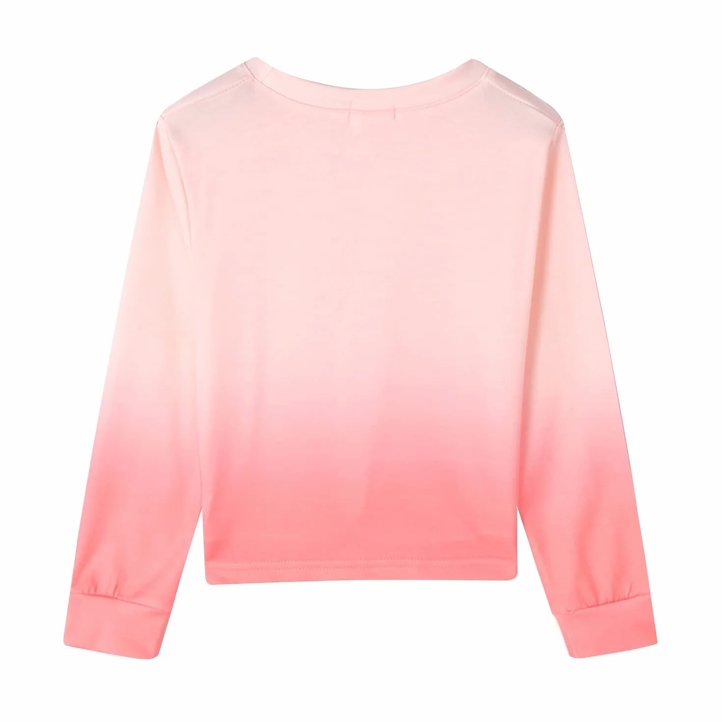 Arshiner Sudadera sin Capucha Tie-Dye Cuello Redondo Niña Manga Larga Moda