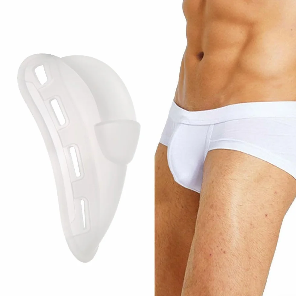 Almohadilla de mejora flexible para hombre que cabe en bolsillos de traje de baño
