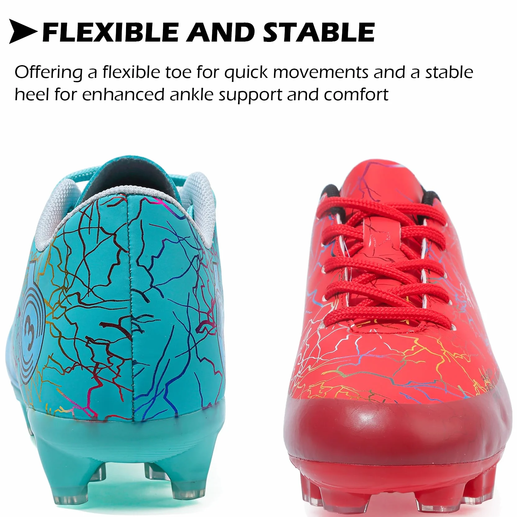 Zapatos de fútbol para niños y niñas, tacos de entrenamiento al aire libre, tenis atléticos profesionales