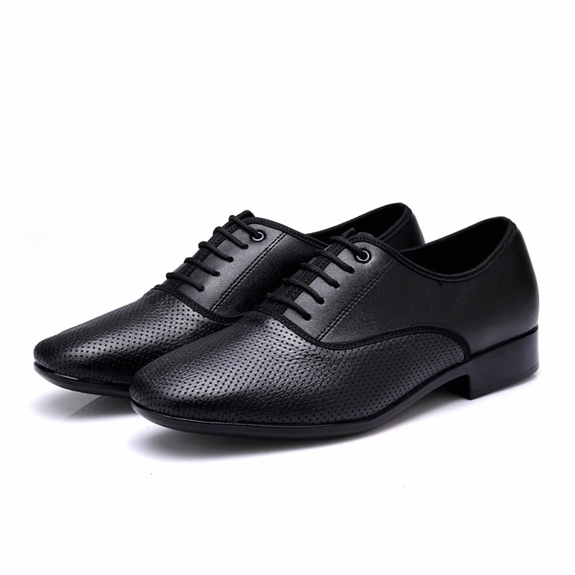 VEACAM Zapatos de Baile de Salón Hombre Cuero Tango Salsa Latino Práctica Profesional
