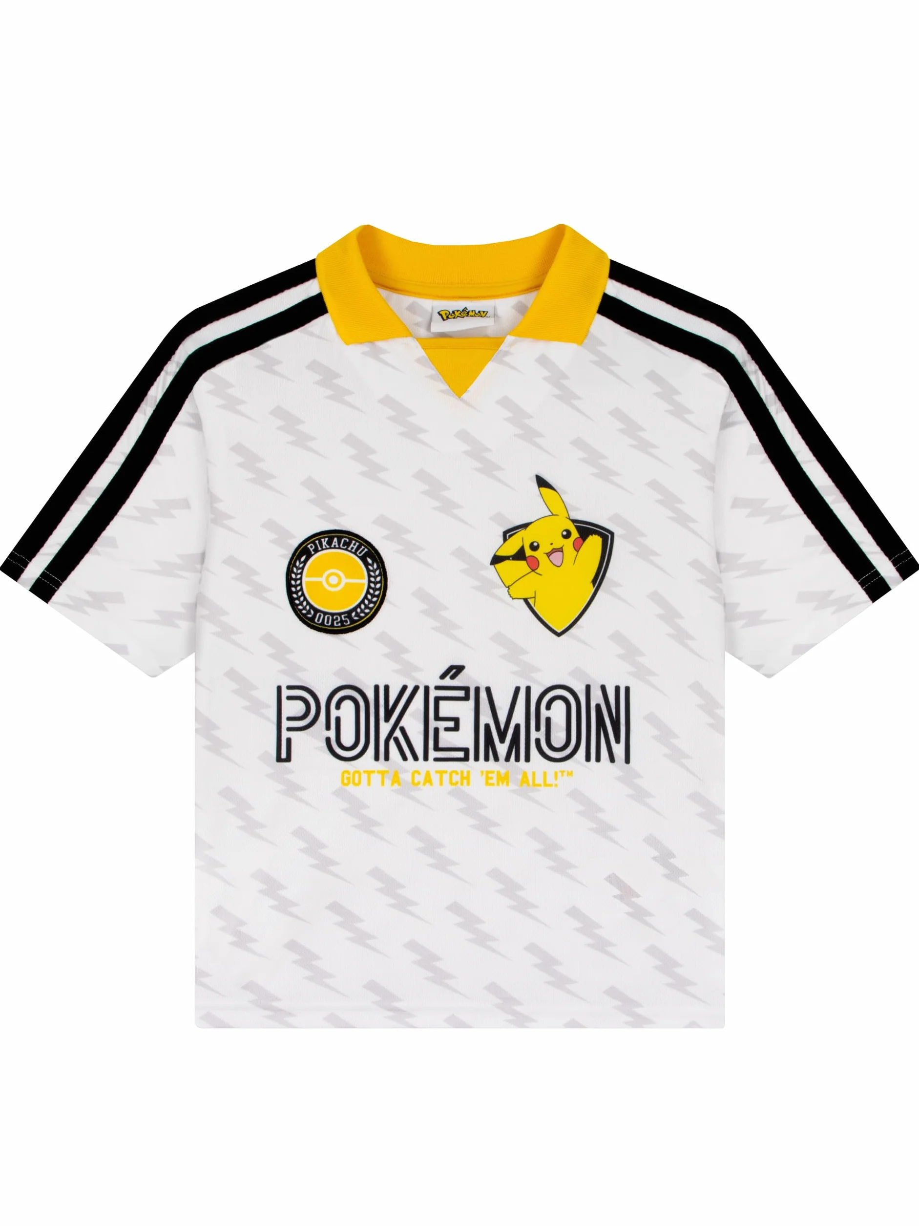 Pokémon Camiseta De Fútbol Oversize Niño Pikachu Jersey