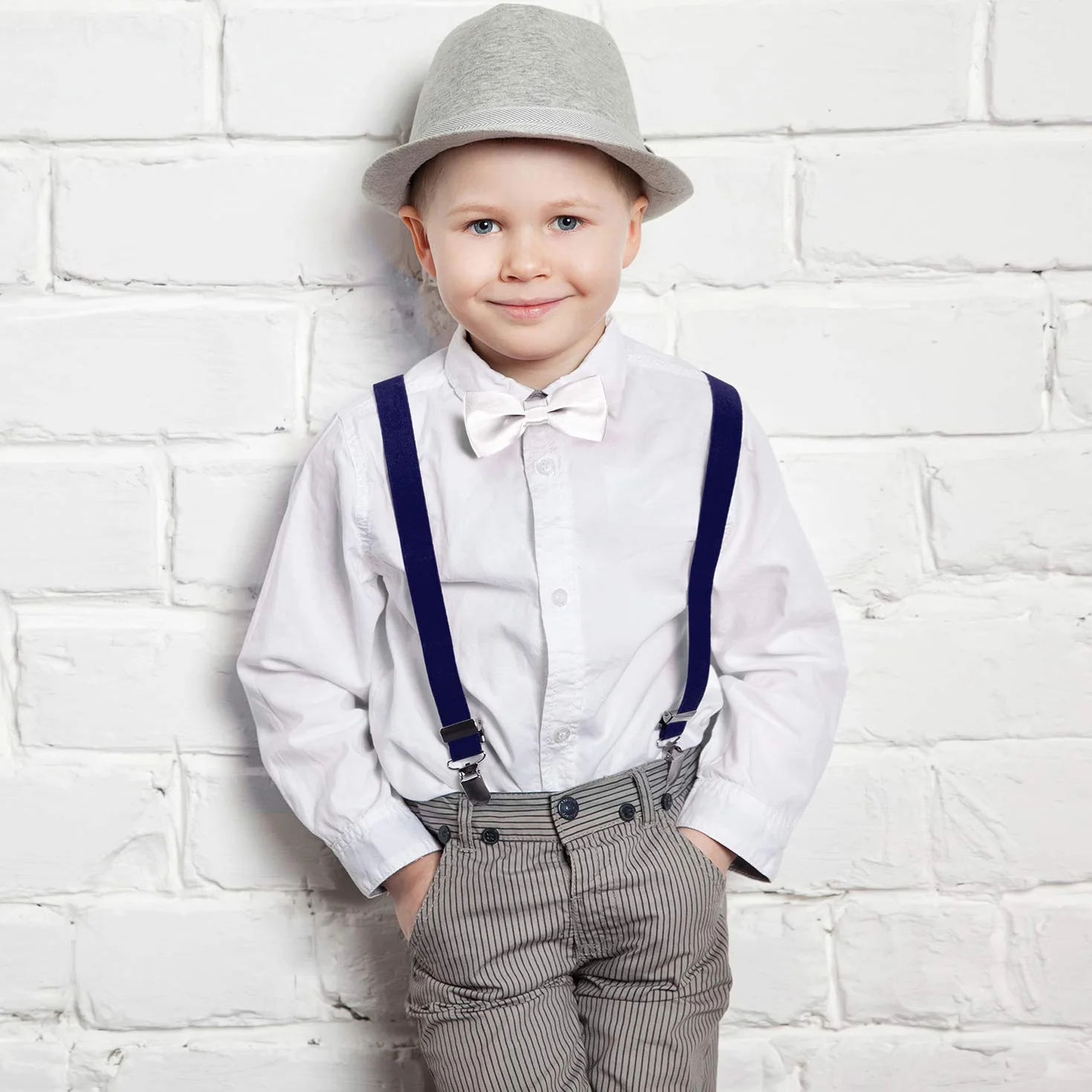 DonDon Tirantes Ajustables 2 cm Niños 80-110 cm 1-5 Años