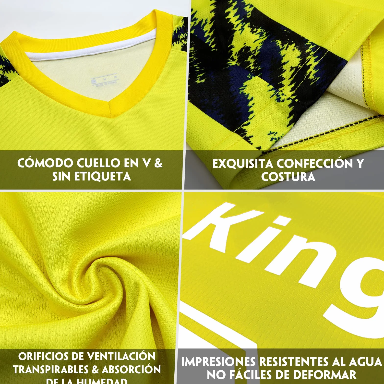 Personalizada Camiseta de Futbol y Pantalon de Portero para Niño con Tu Nombre y Número