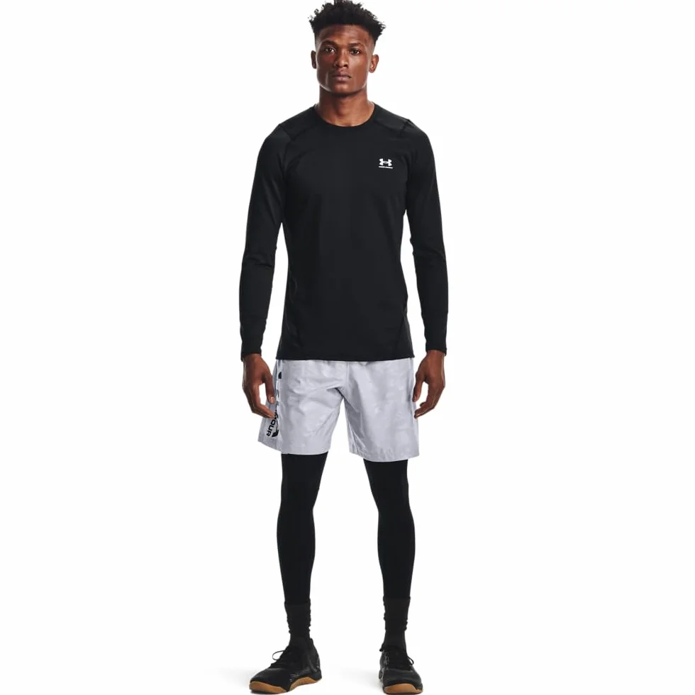Under Armour Mallas Deportivas Térmicas Hombre Leggings Elasticidad 4 Direcciones Antiolor Negro Blanco LG