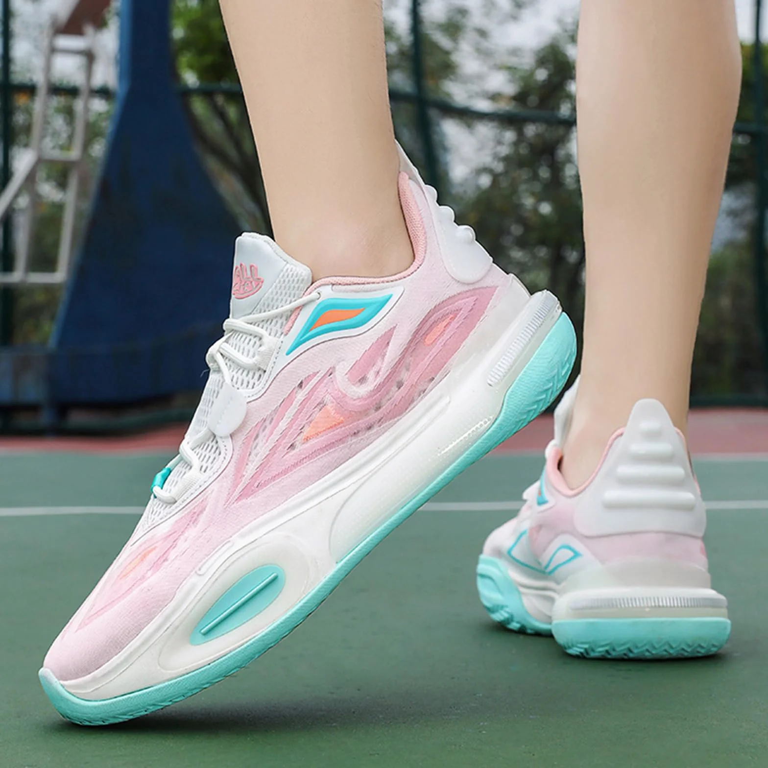 Zapatillas de baloncesto acolchadas mujer cómodas correr caminar