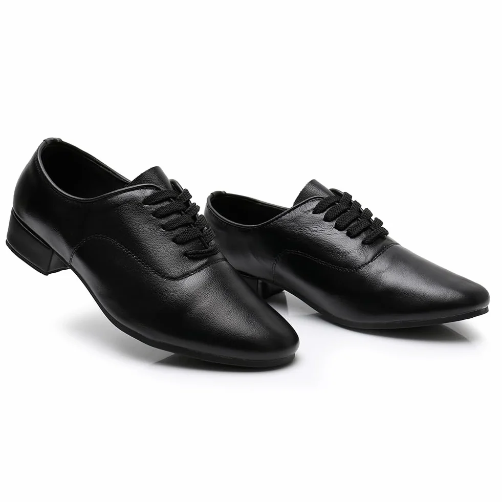 Zapatos Baile Hombre Piel Salsa Bachata Latino Cerrados
