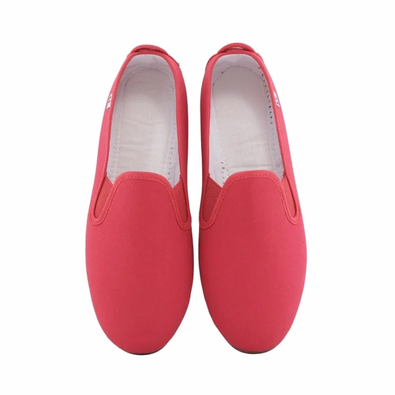 Zapatillas de lona Kung-Fu Escoolers E55 Rojo 37