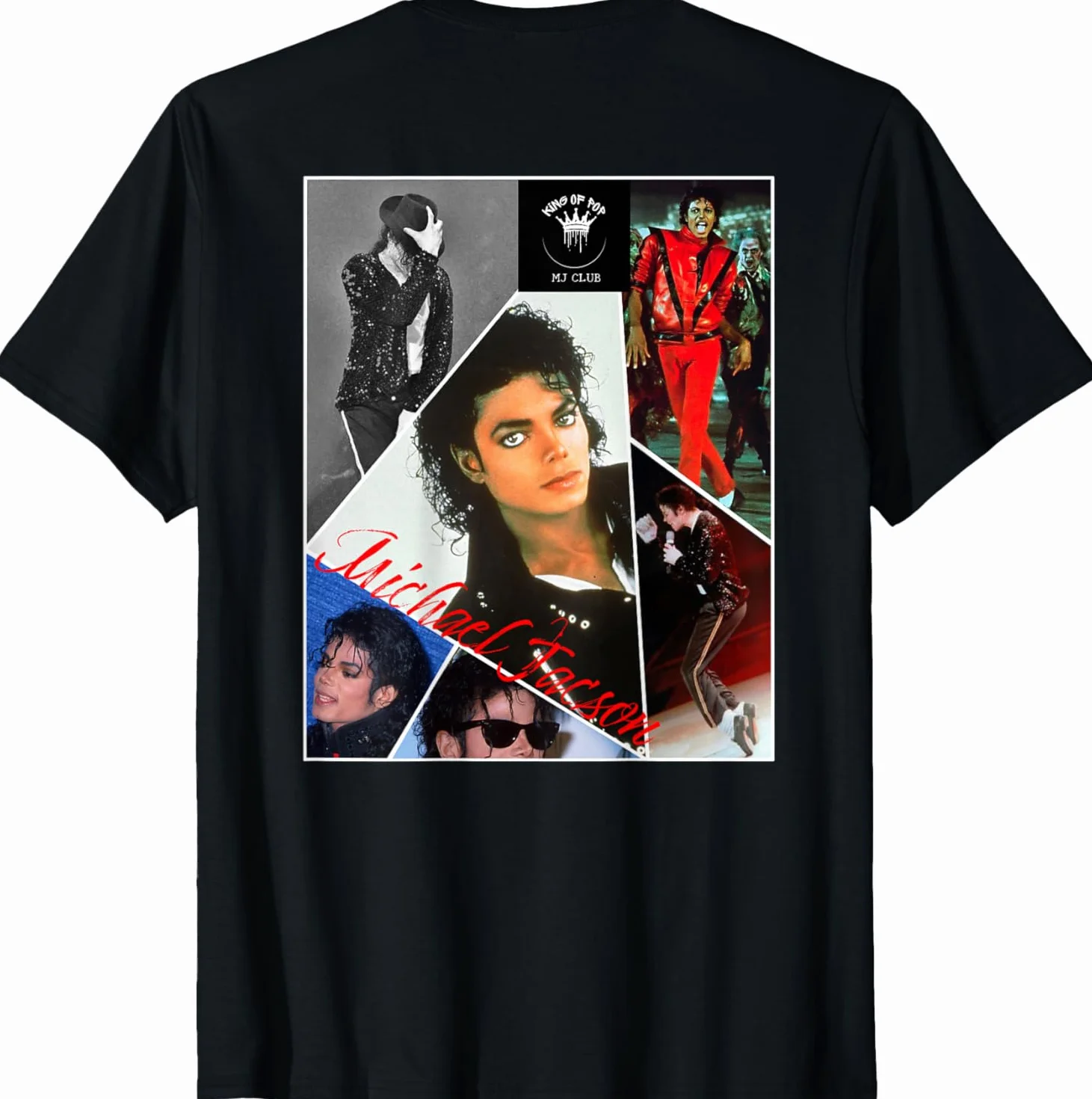Michael Jackson 021 Back Printed Camiseta