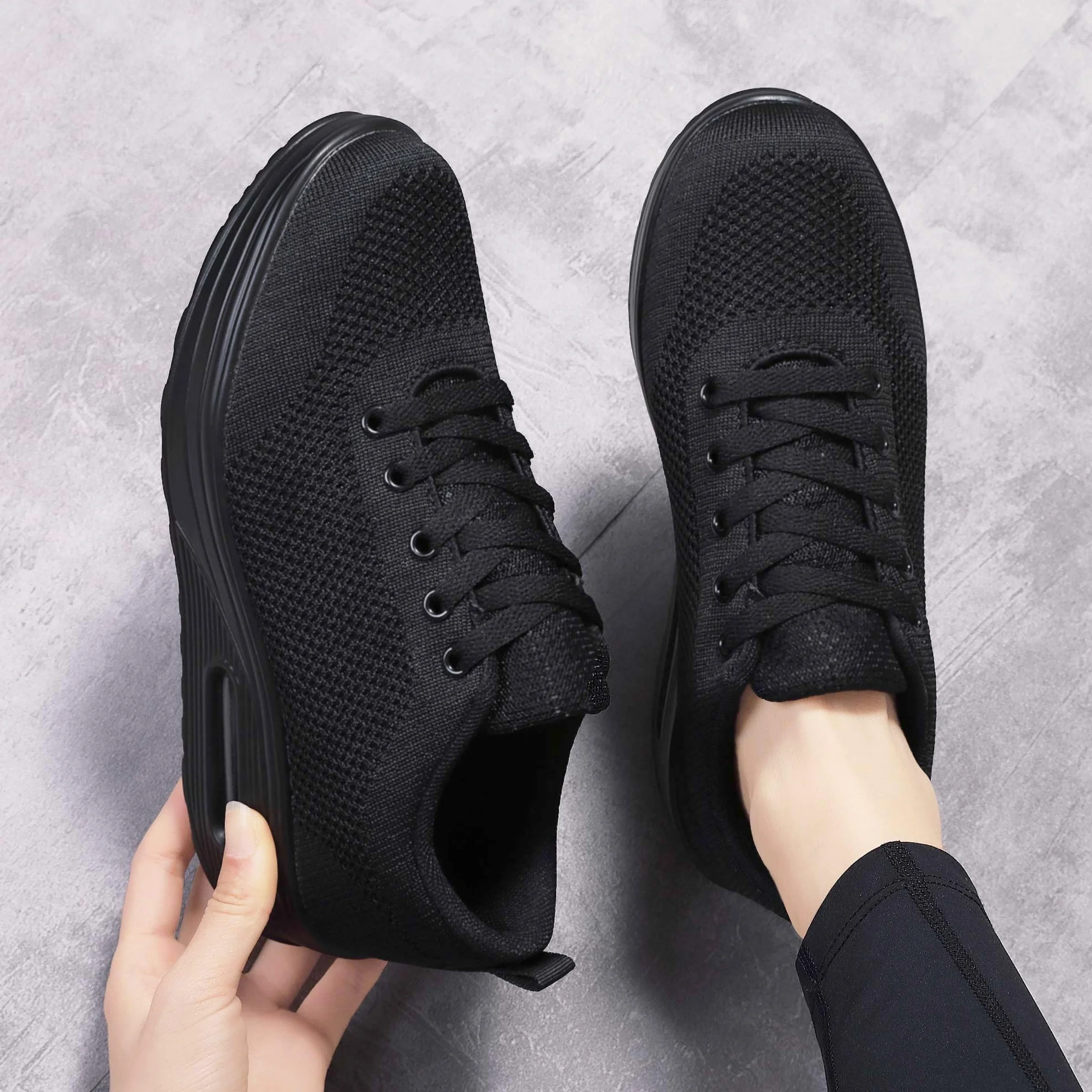 Zapatillas de Mujer Deportivas Cuña Running Gimnasio Fitness Trabajo Cómodos
