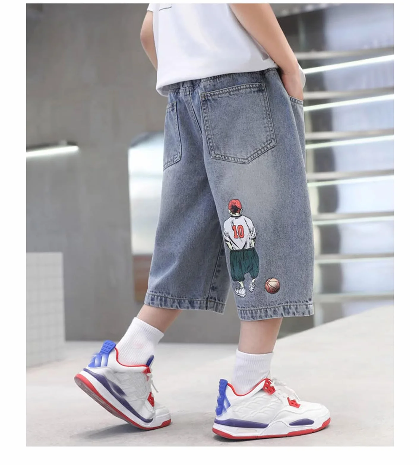 Pantalones Vaqueros Elegantes para Niños 3-14 Años Slim Fit