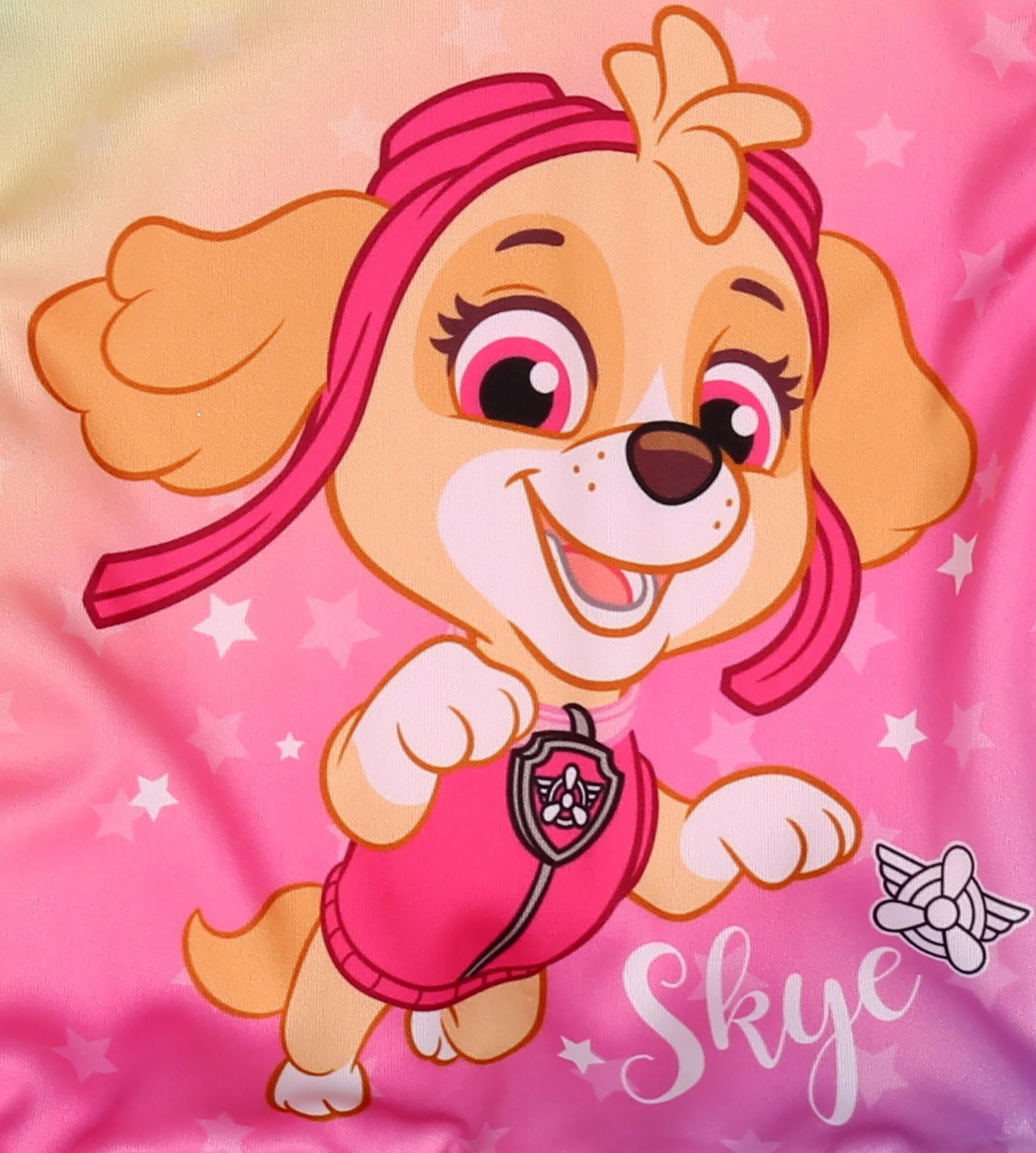 Paw Patrol Skye vestido de manga corta de tul para niña