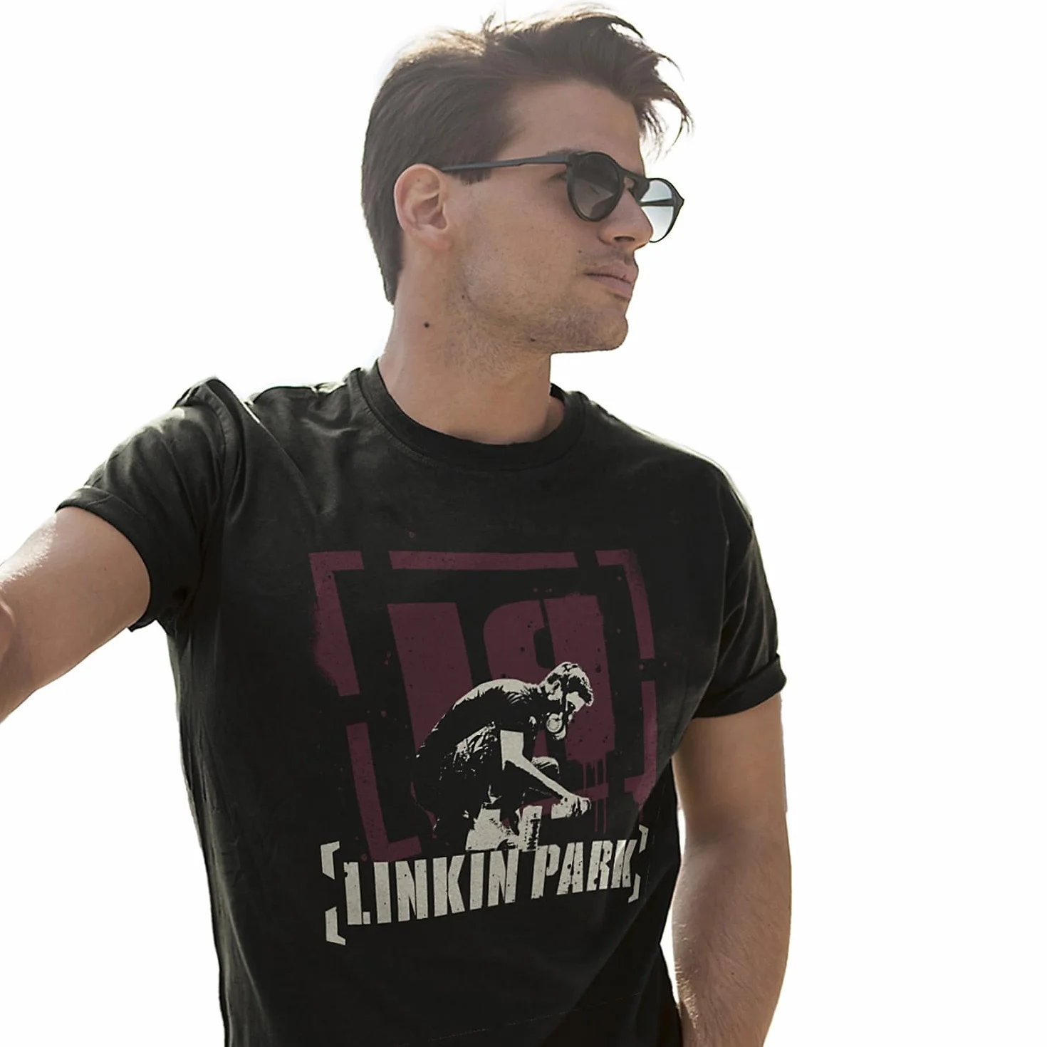 Camiseta oficial vintage Meteora Linkin Park, algodón, unisex, ajuste regular