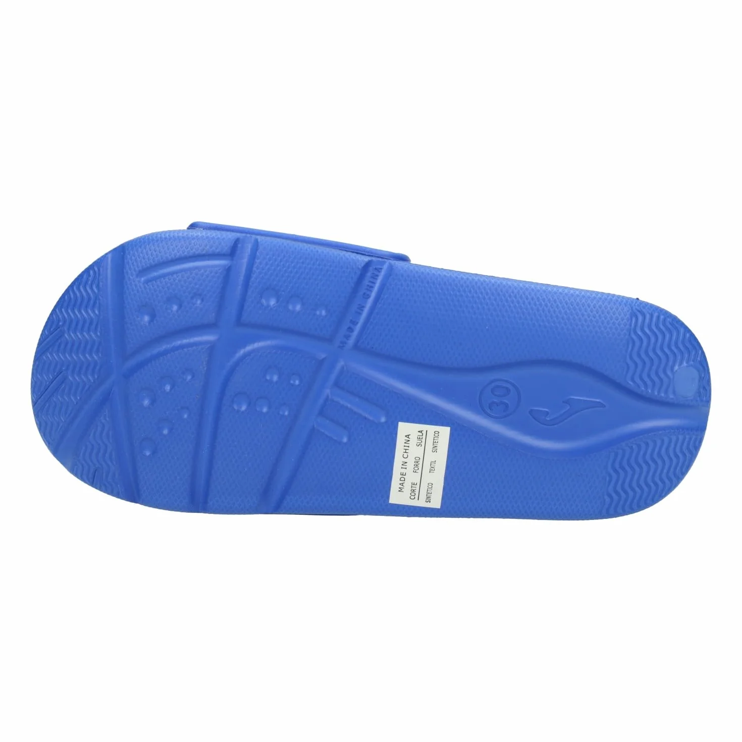 Chanclas de Pala Joma SLANJS2404 para Niños, Azul Royal, Goma para Playa y Piscina