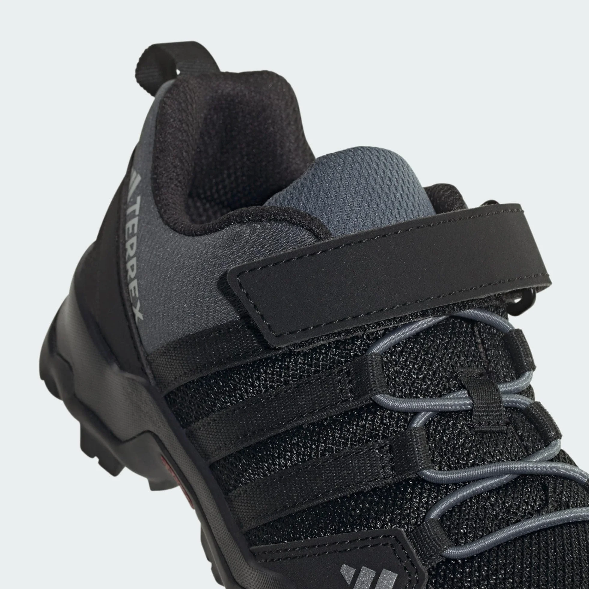 adidas Terrex Ax2r Hook-and-Loop Hiking Shoes for Kids
