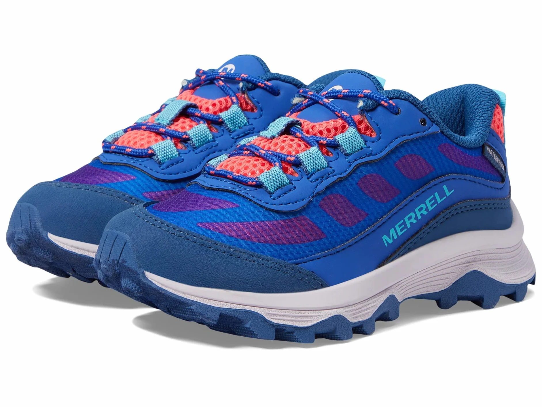 Merrell Moab Speed Low WP Blue Sneaker Adulto