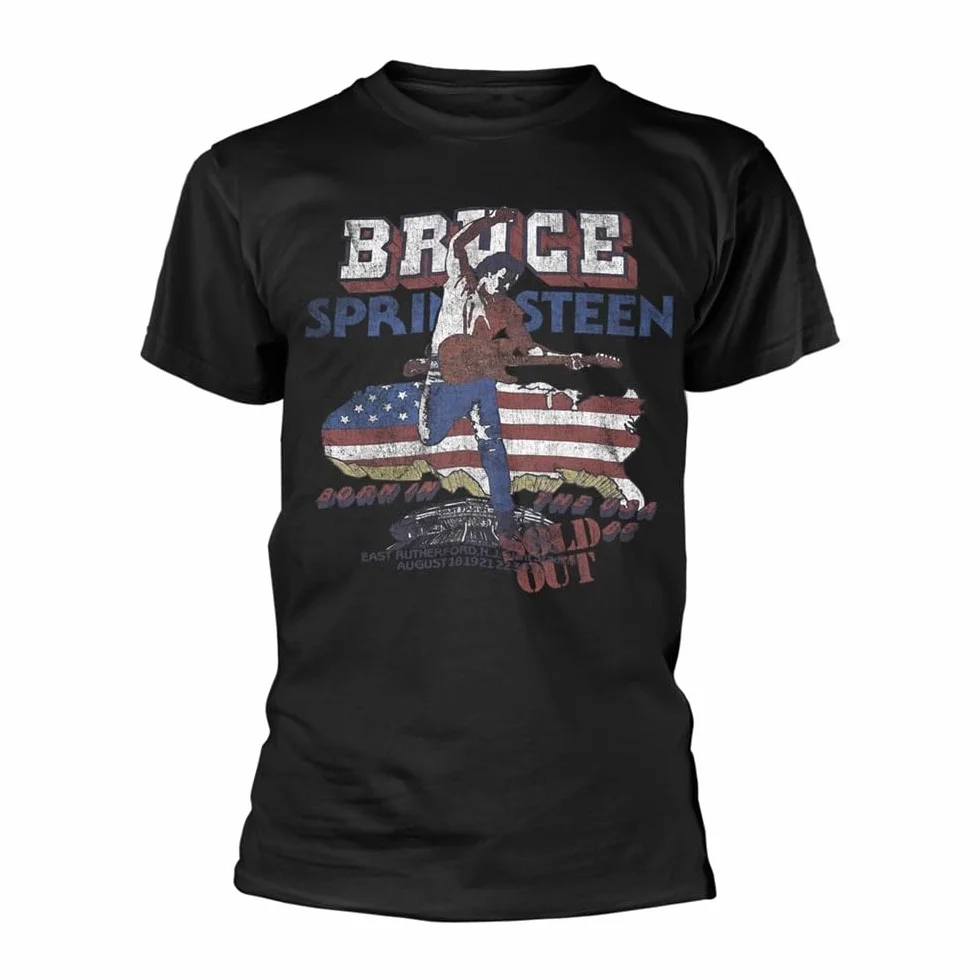 Plastichead Bruce Springsteen Tour 84-85 Camiseta Unisex Adulto