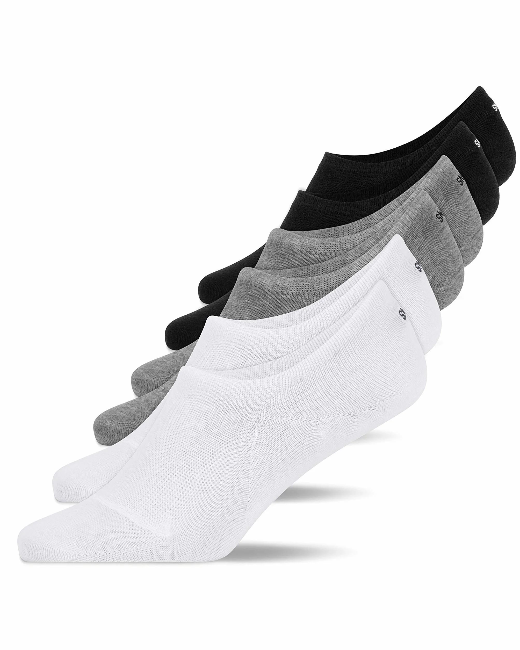 Snocks Calcetines Invisibles Algodón Orgánico Ultrasuaves Hombre Mujer Tallas 35-46
